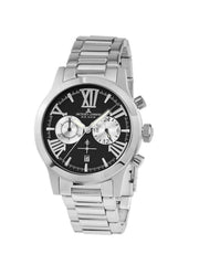 Jacques Lemans Men Black Analogue Watch 1-1809F