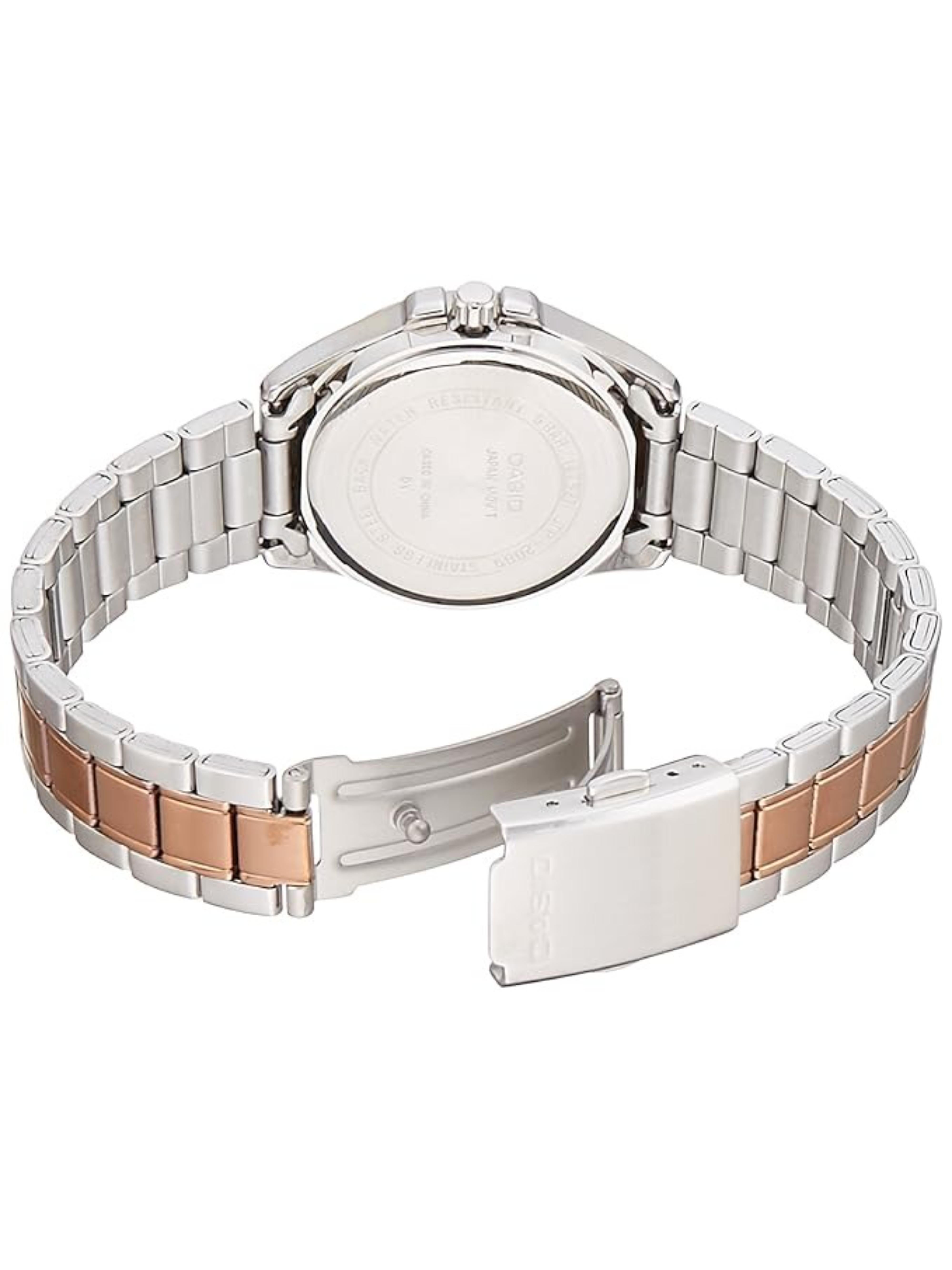 Casio Enticer Women White Analogue Watch - A1038