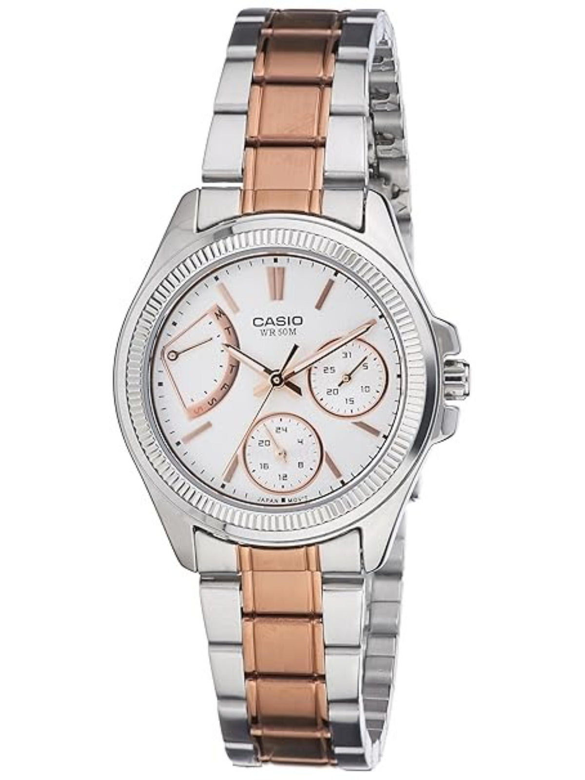 Casio Enticer Women White Analogue Watch - A1038