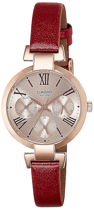 Casio Enticer Analog Rose Gold Dial Women's Watch- A1074