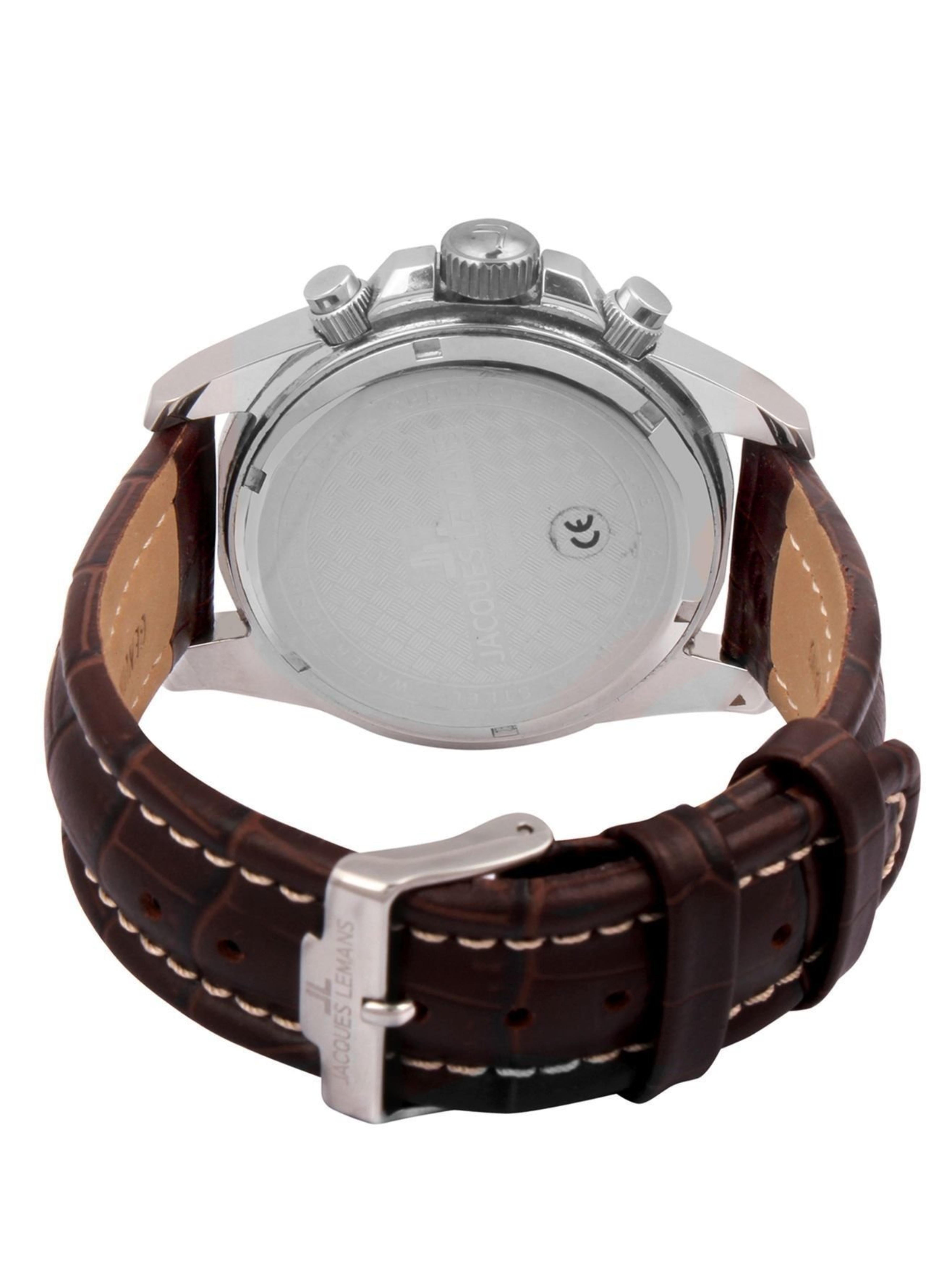 JACQUES LEMANS 1-1117RN Analogue Wrist Watch
