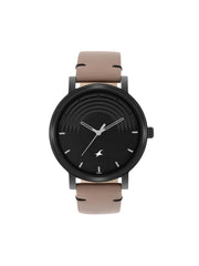 Fastrack Men Morphism Leather Analogue Watch 3299NL01