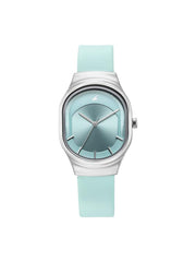 Fastrack Women Brass Dial & Leather Straps Analogue Watch - 6283SL01