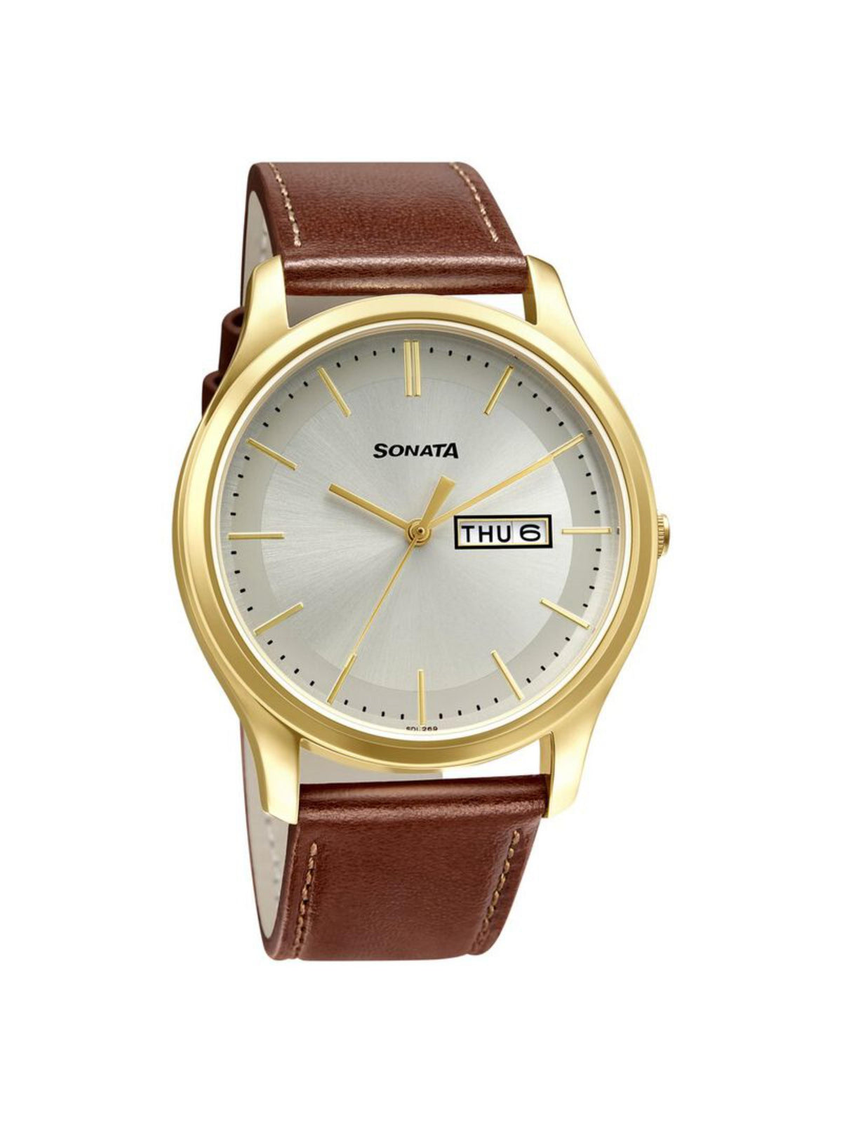 Sonata Quartz Analog men's watch - NR77082YL06W