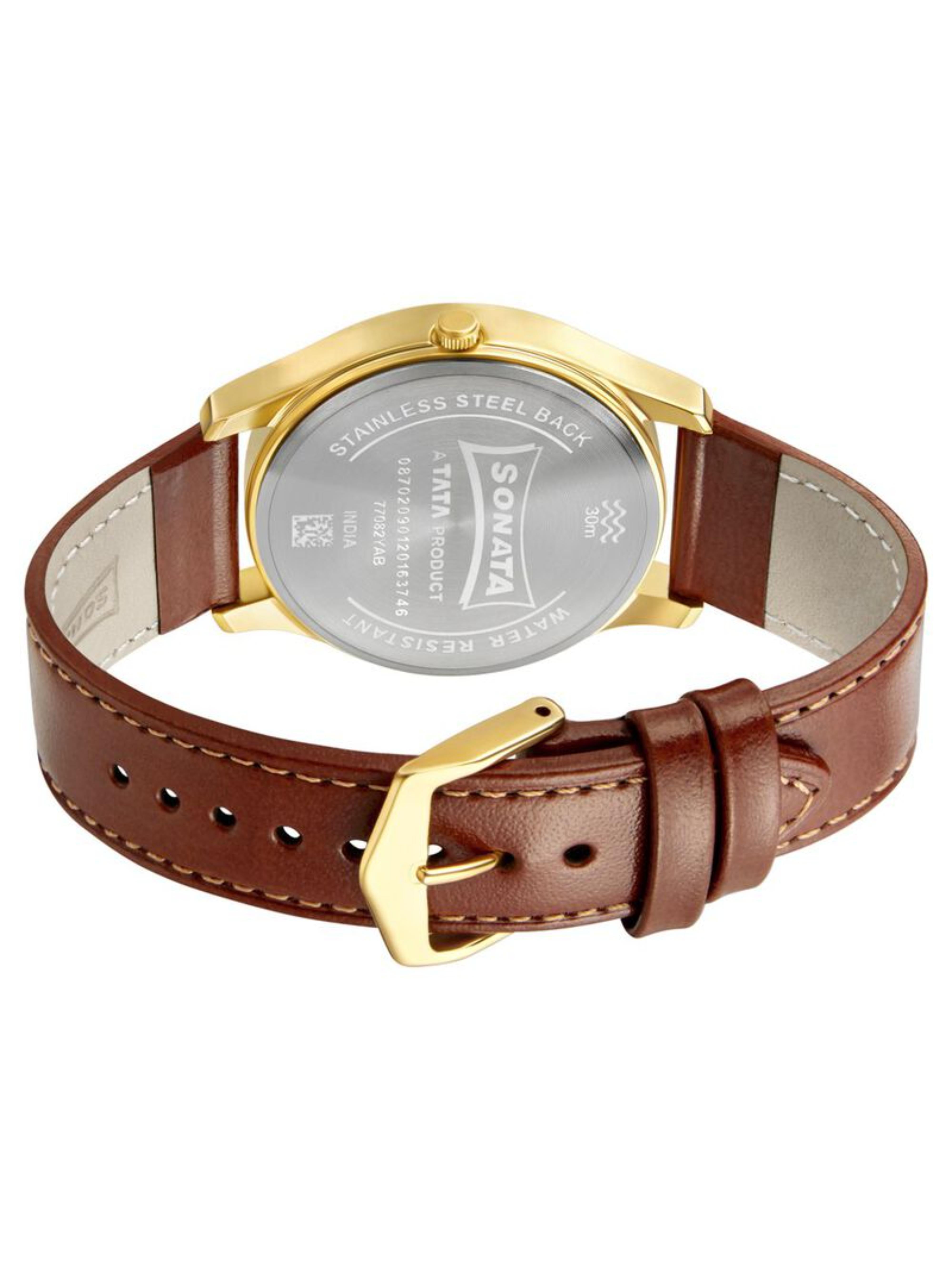 Sonata Quartz Analog men's watch - NR77082YL06W