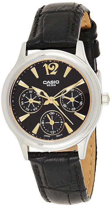 Casio Enticer Lady Women Black Analogue watch A861
