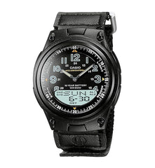 Casio Youth Series Analog-Digital Black Dial Men's Watch - AD126