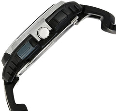 CASIO Unisex Black Small Dial Analogue and Digital Watch -AD141