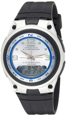 Casio Youth Analog-Digital Silver Dial Men's Watch - AD178